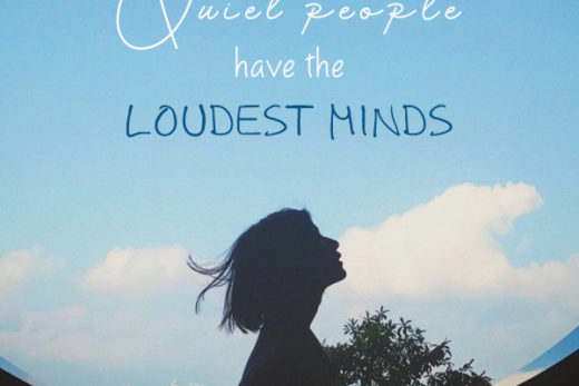 Quiet people have the loudest minds kkk