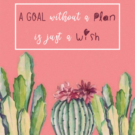 A goal without a plan is just a wish kk