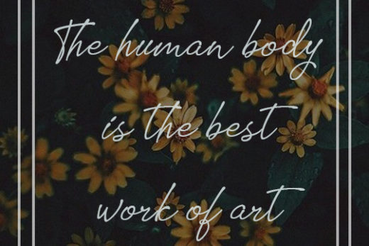 The human body is the best work of art kkk